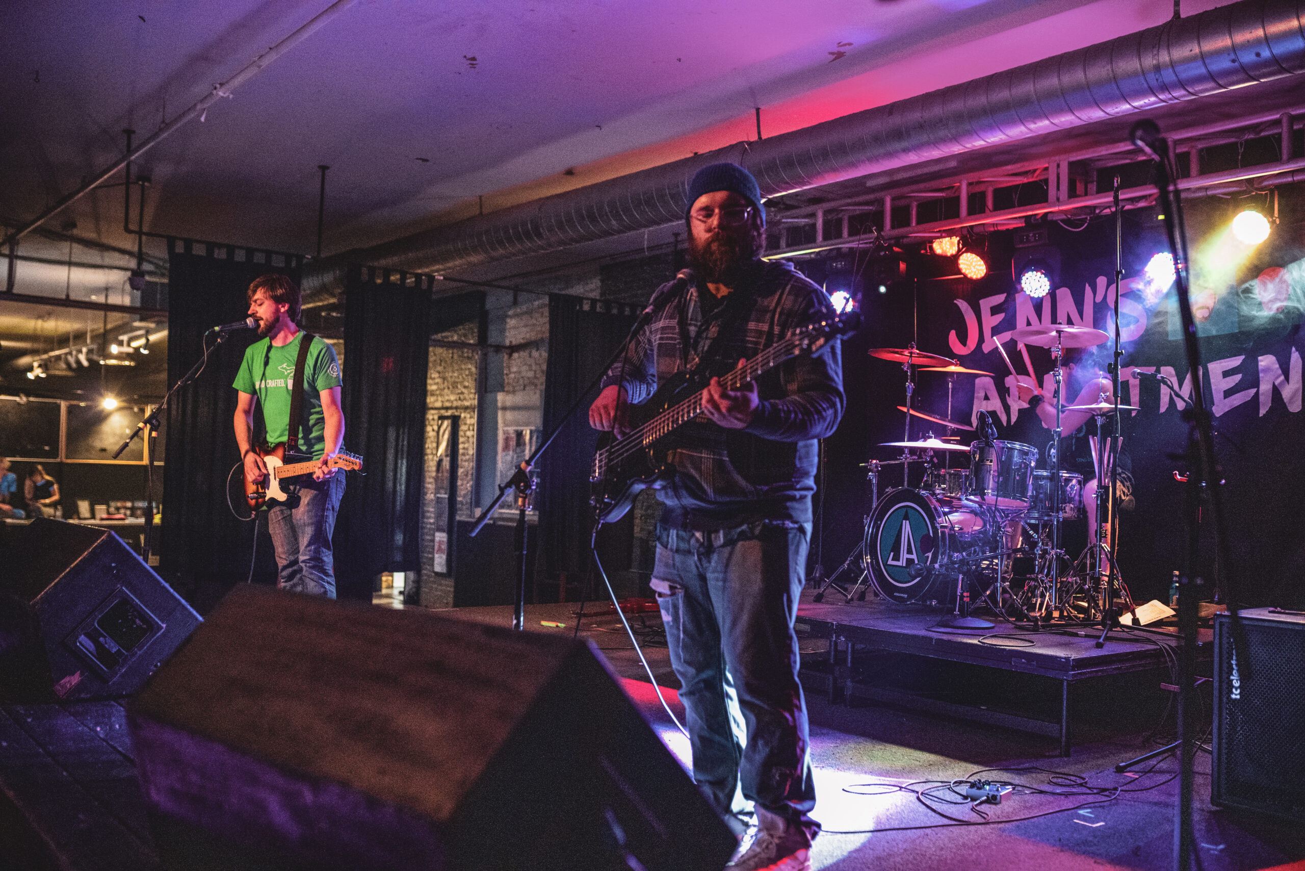 Jenn's Apartment performing live music at The Loft in downtown Lansing, Michigan.