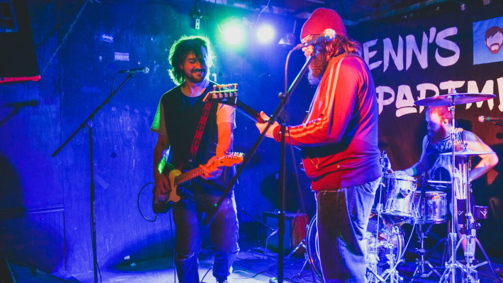 Jenn's Apartment performing at Mac's Bar in Lansing, Michigan.