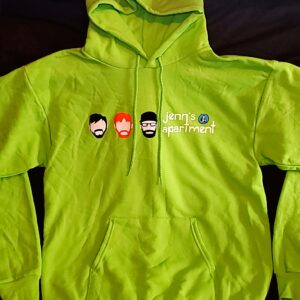 Jenn's Apartment hoodie.