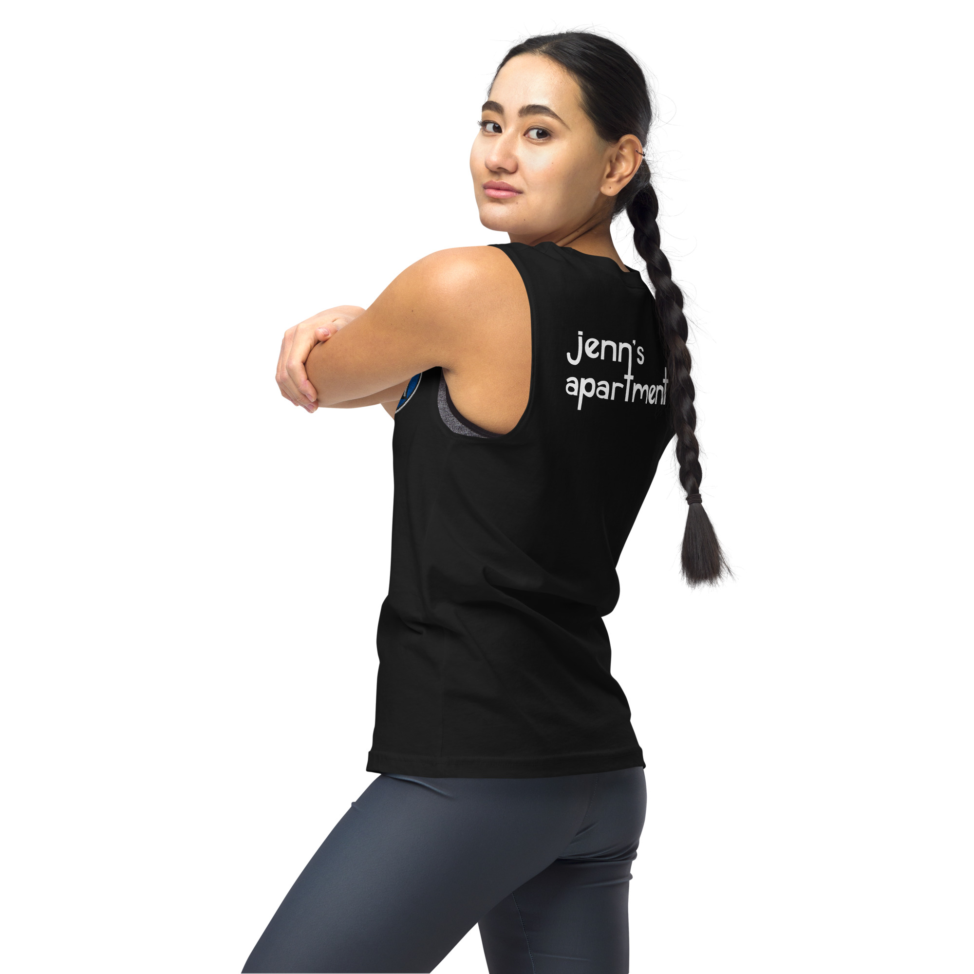 Embroidered Logo Muscle Shirt - Image 27