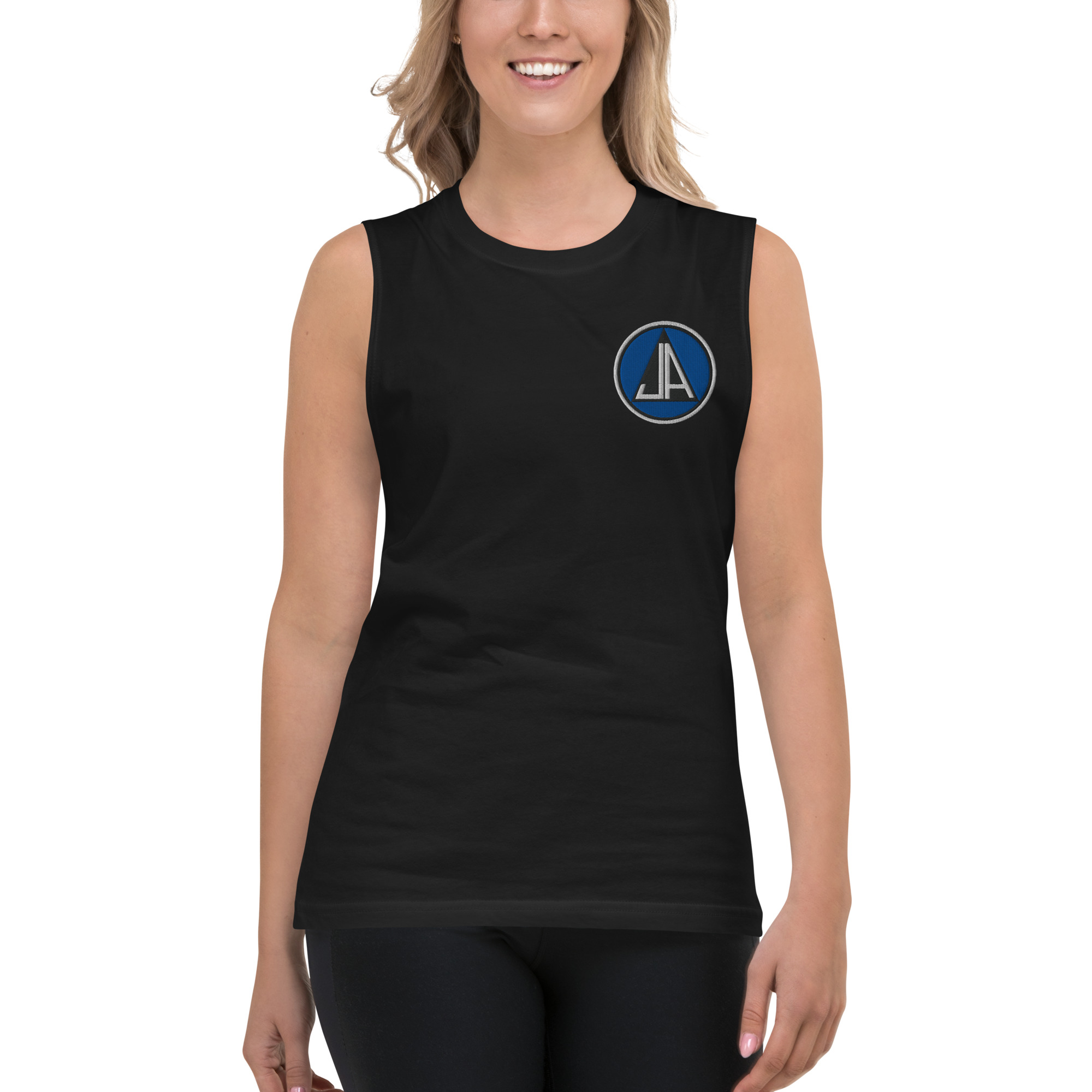 Embroidered Logo Muscle Shirt - Image 22
