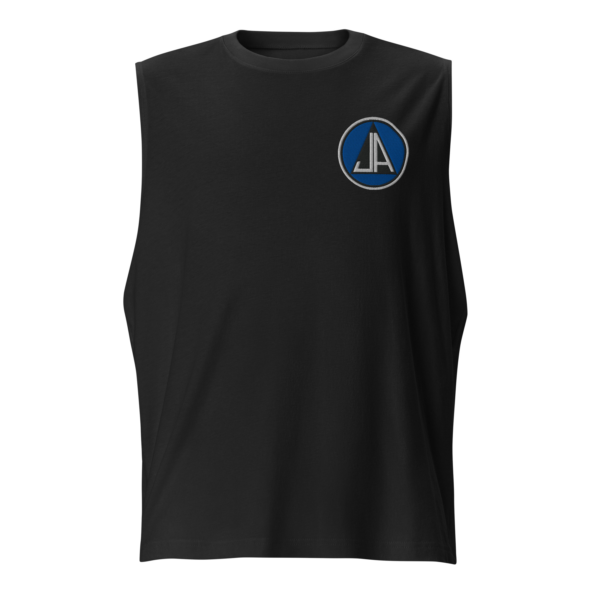 Embroidered Logo Muscle Shirt - Image 29