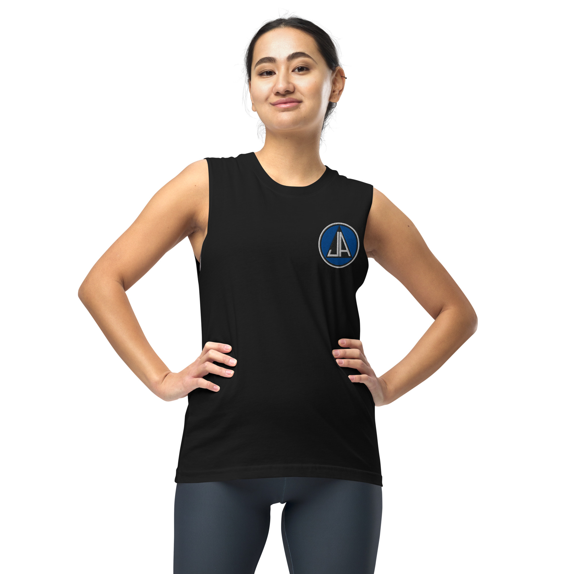 Embroidered Logo Muscle Shirt - Image 32
