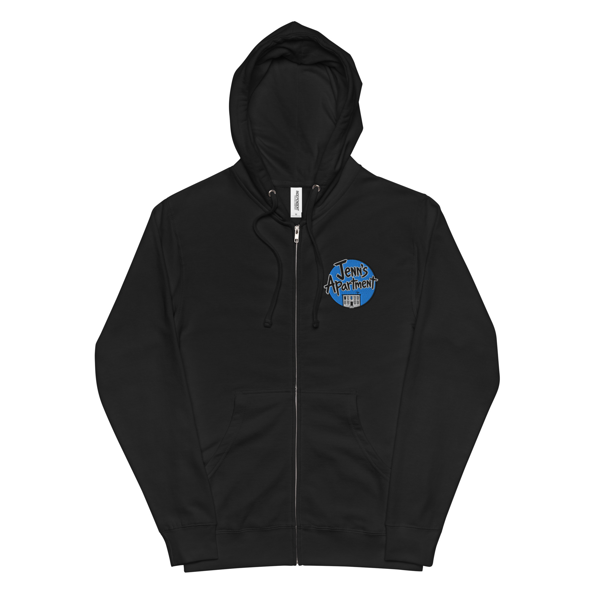 Rooftop Embroidery Zip Up Hoodie - Image 10