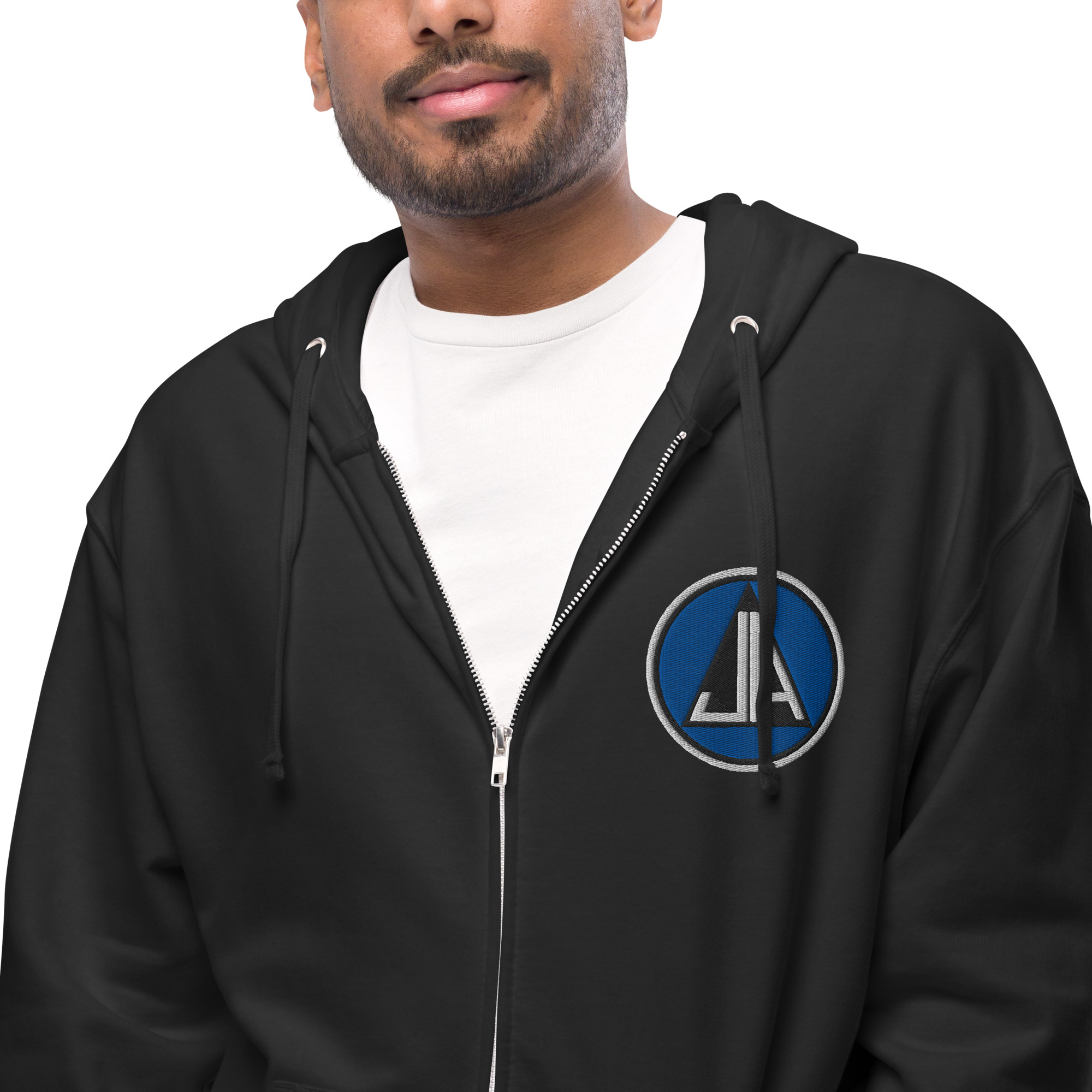 Classic Embroidery Zip Up Hoodie - Image 32