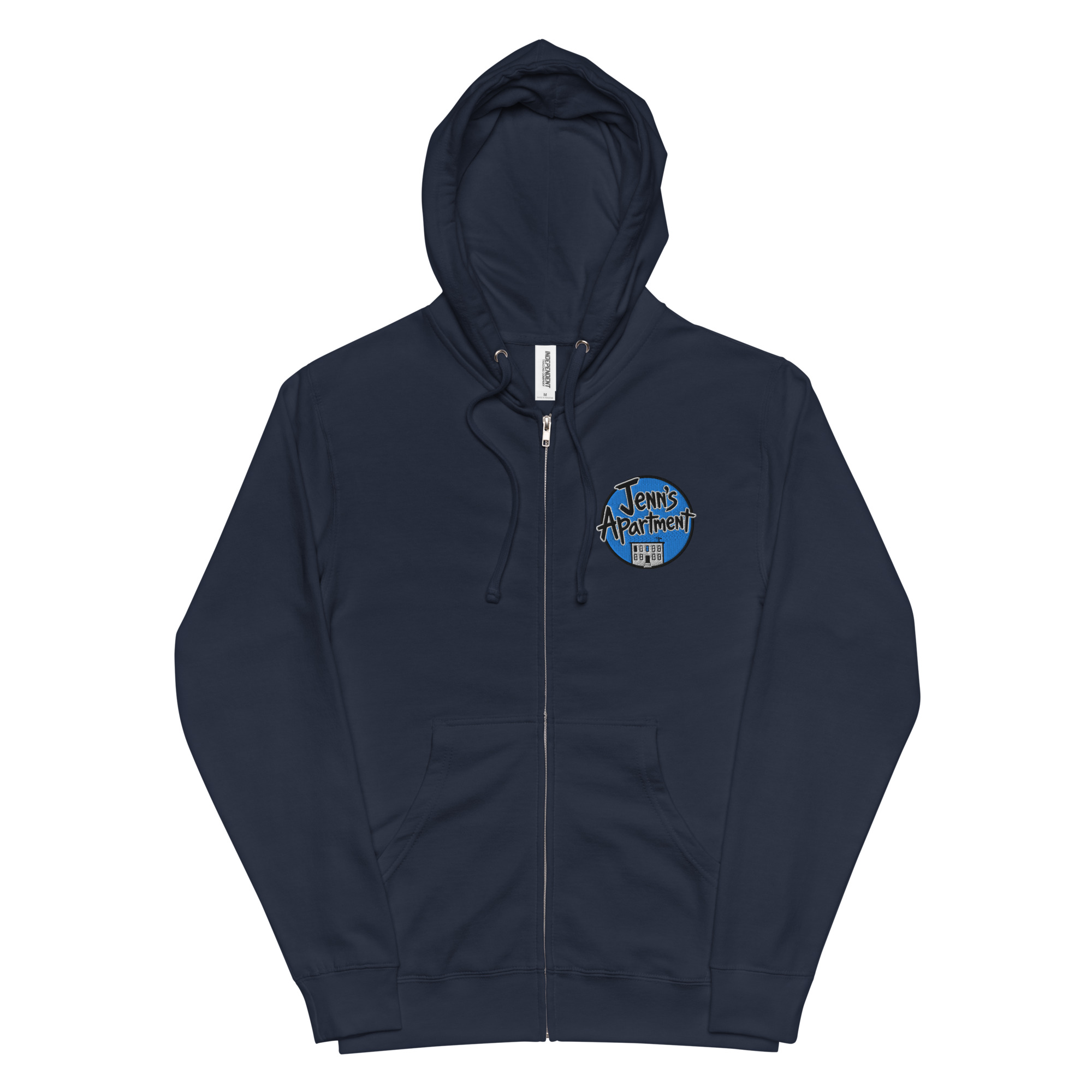 Rooftop Embroidery Zip Up Hoodie - Image 11