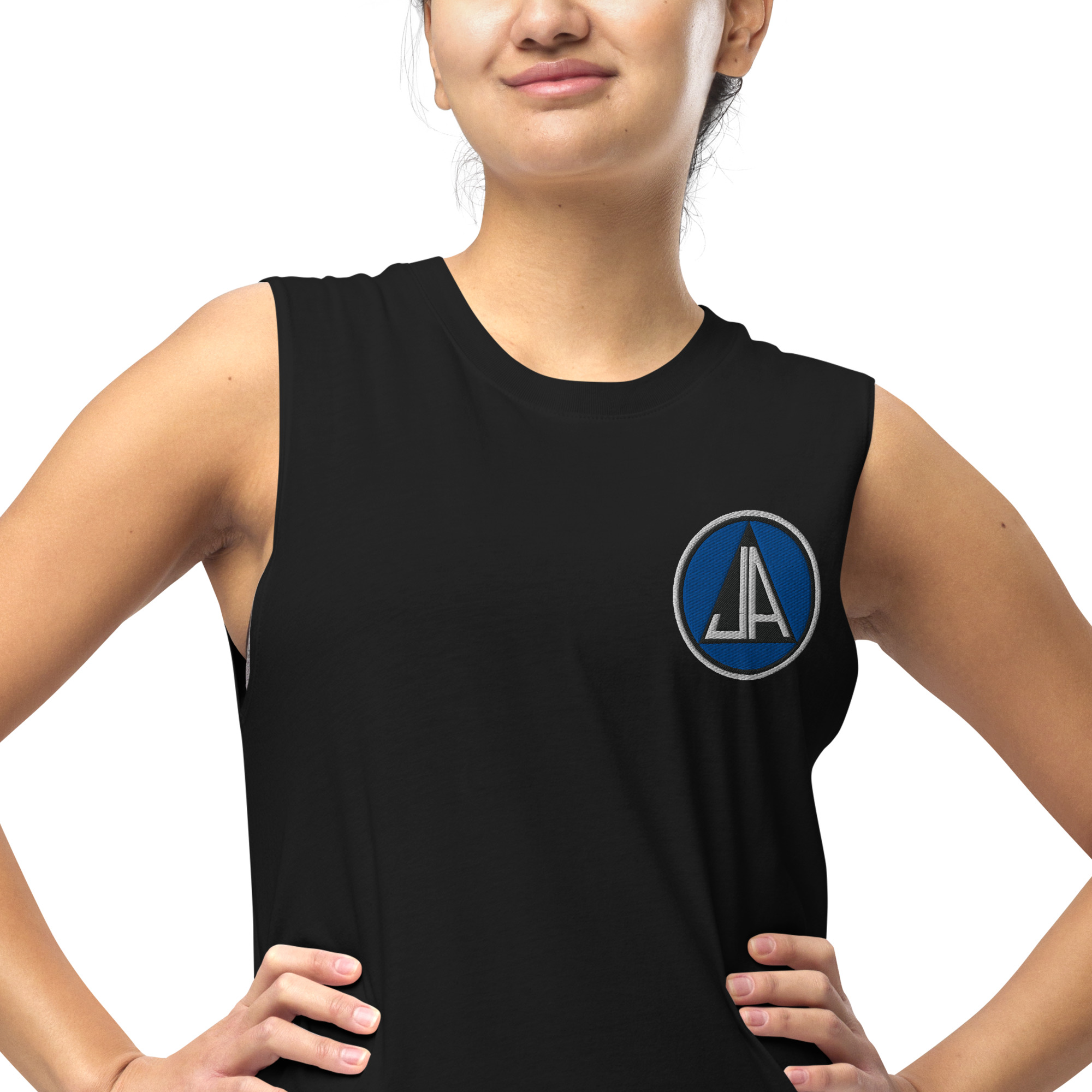 Classic Embroidery Muscle Shirt - Image 45