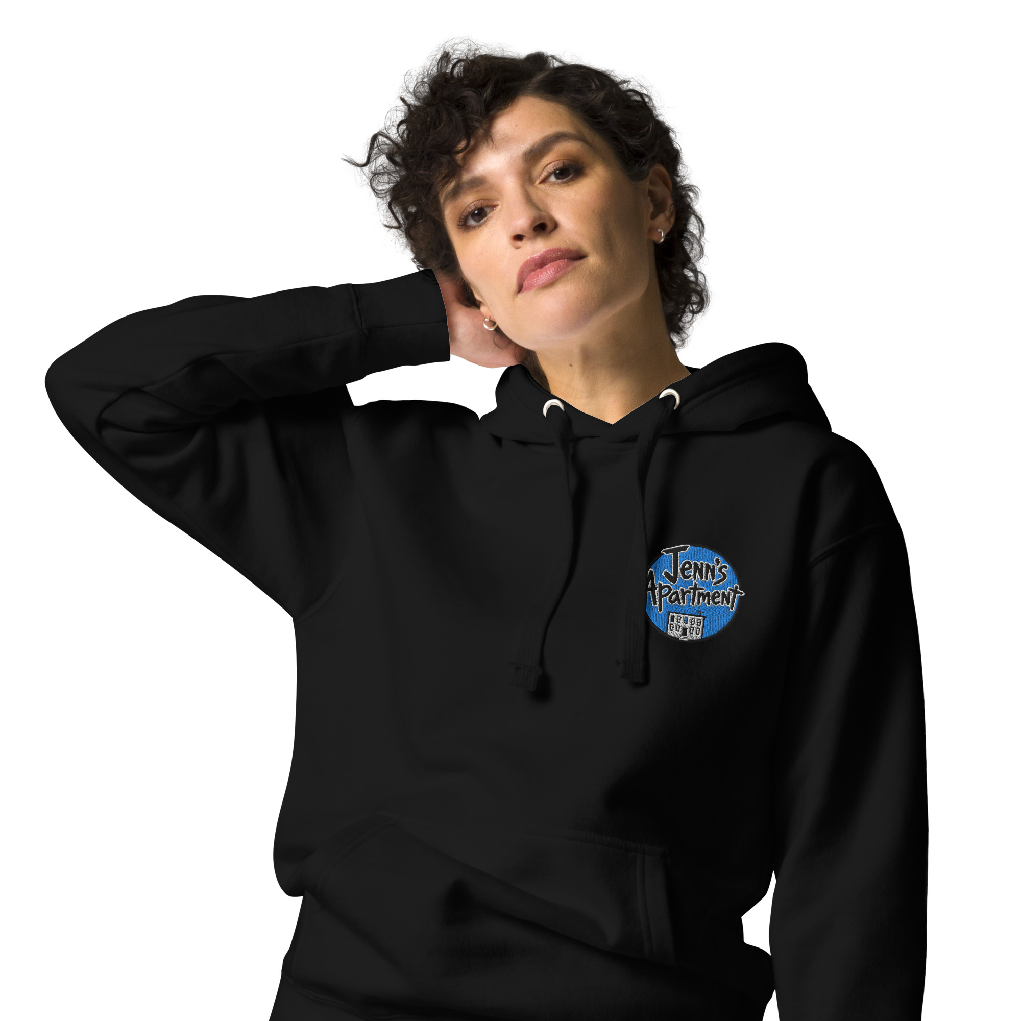 Rooftop Embroidery Hoodie - Image 3