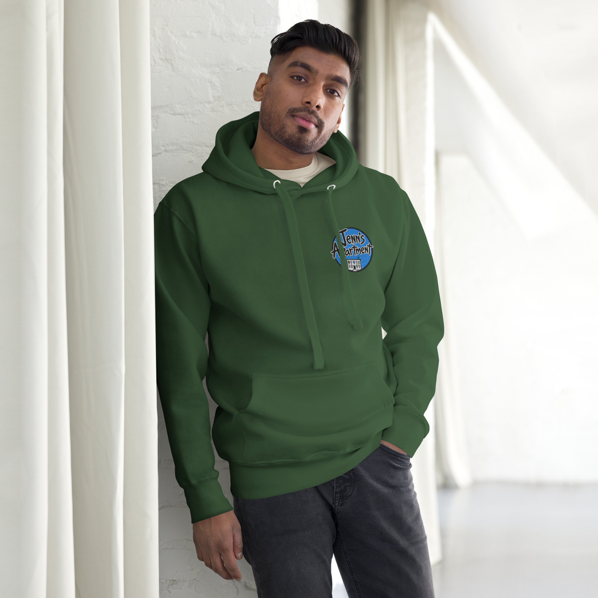 Rooftop Embroidery Hoodie - Image 10