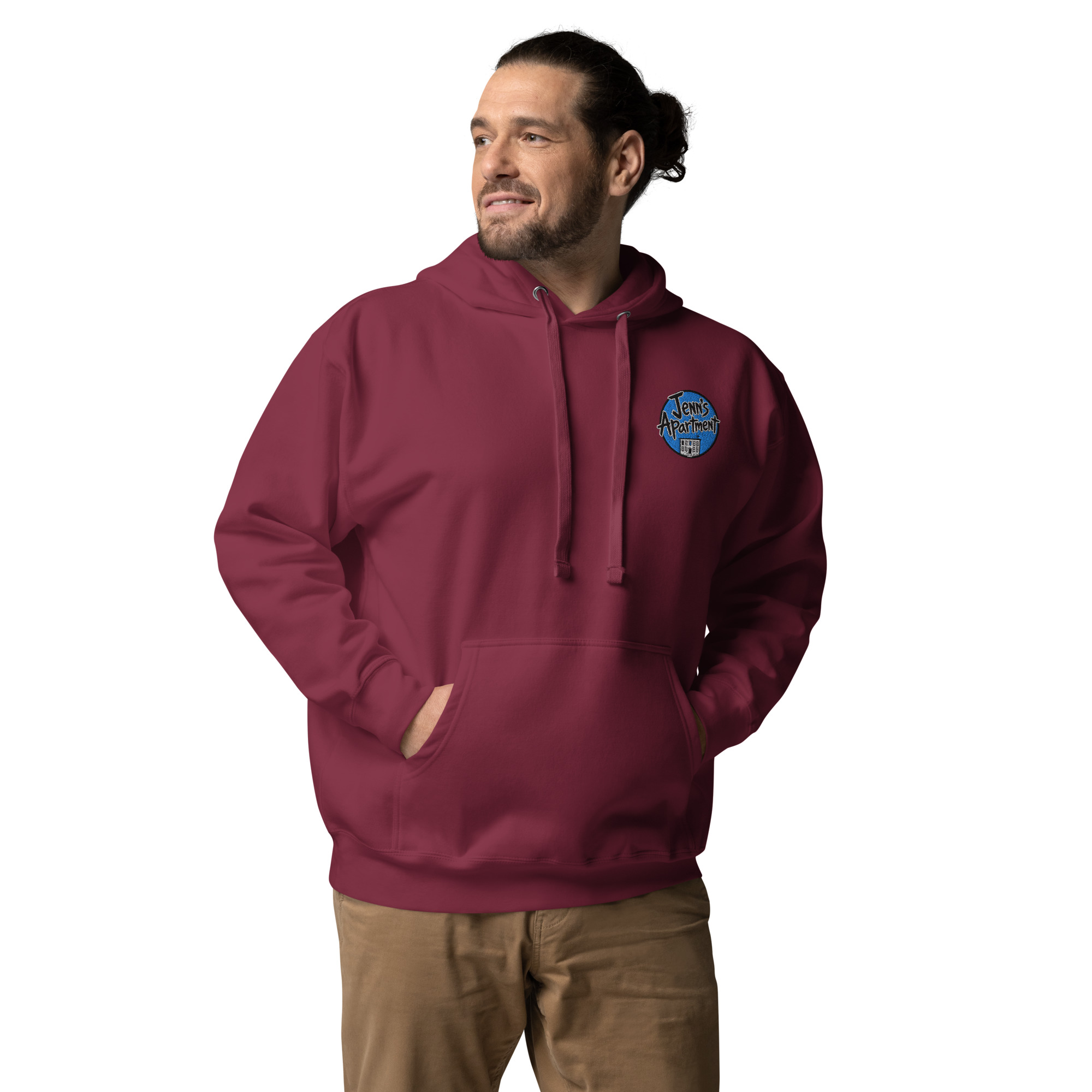 Rooftop Embroidery Hoodie - Image 17