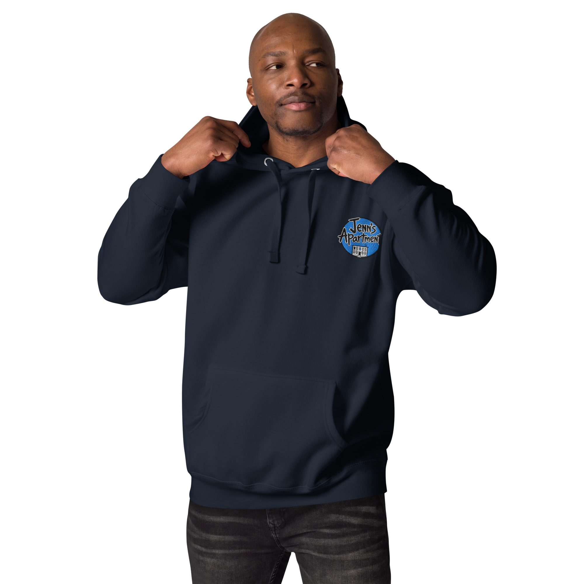 Rooftop Embroidery Hoodie - Image 7